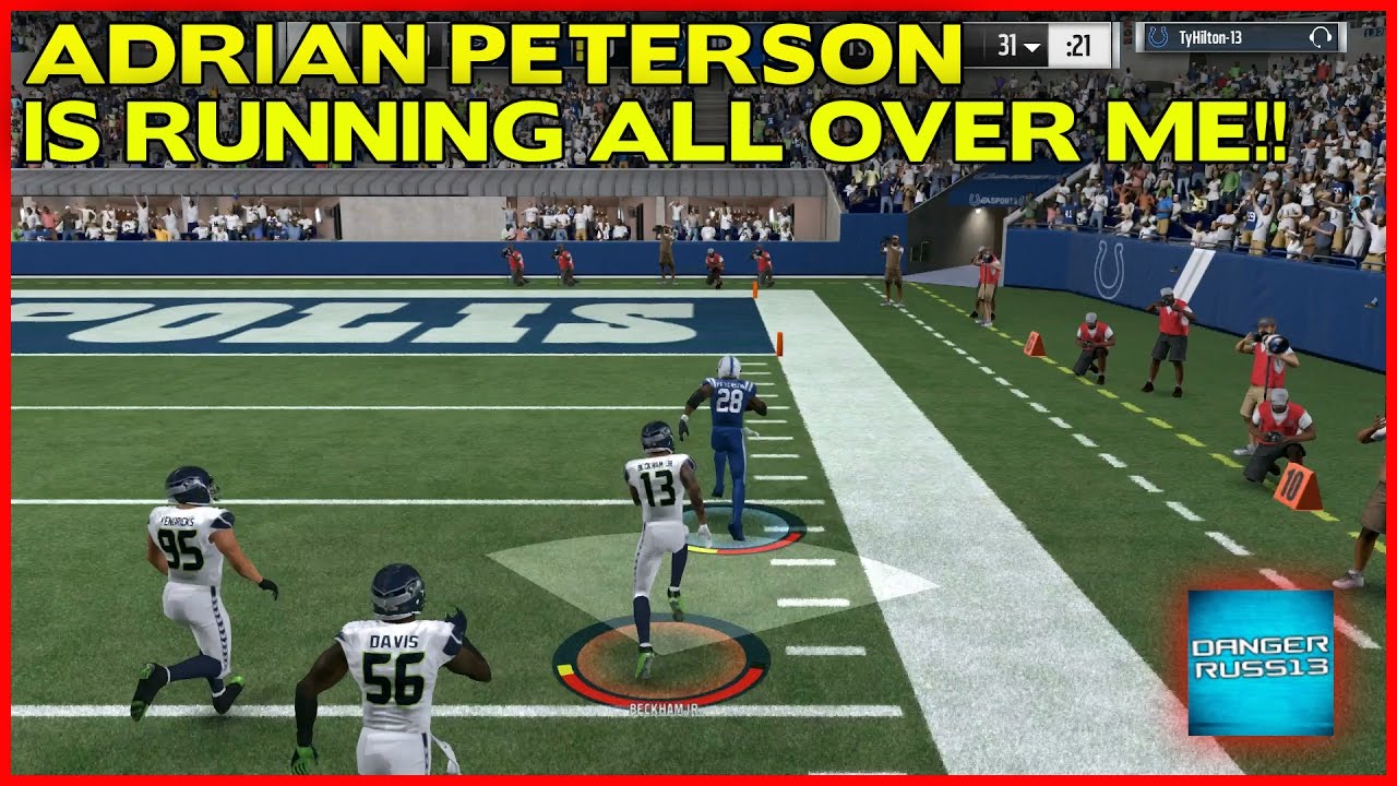 MUT 17 | ADRIAN PETERSON IS RUNNING ALL OVER ME!! | MADDEN 17 ULTIMATE TEAM