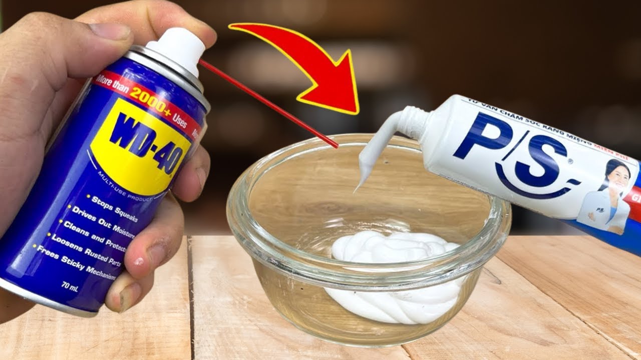 This WD 40 and Toothpaste Trick Will Blow Your Mind! 🤯