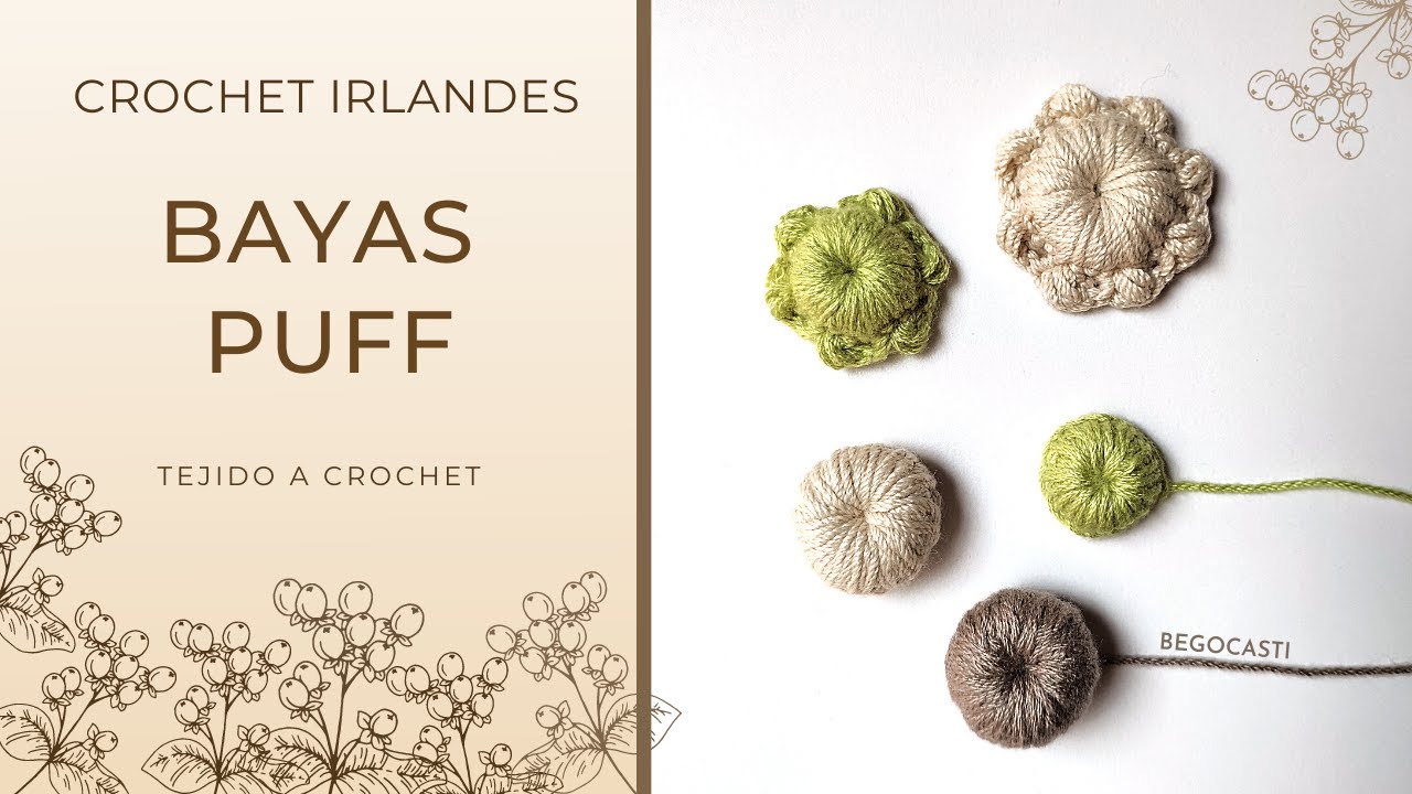 Baya decorada I. Crochet Irlandés / Begocasti:)