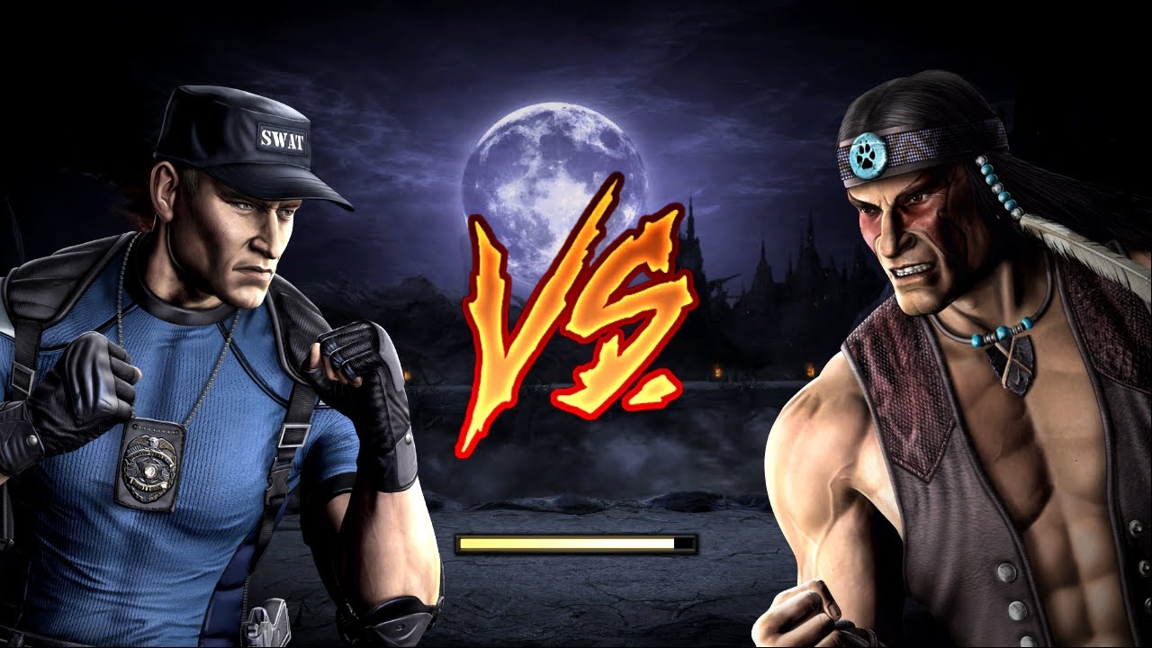 Stryker VS Nightwolf mortal kombat (⌐■_■)😎🧜‍♂️