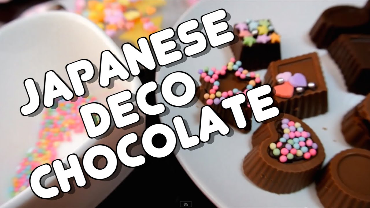 Making Japanese Deco Chocolate for Valentine's Day 💖