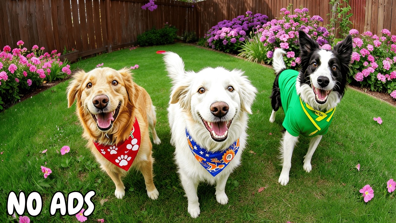 24 часа собачьего телевидения для ваших питомцев 🐶 Спокойная фоновая музыка для собак, оставшихся д