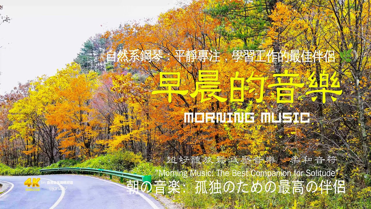 自然系鋼琴：平靜專注，學習工作的最佳伴侶 🌿 #清晨音樂 #冥想 #睡眠音樂 #輕音樂 #自然聲音#溪流聲 #放鬆 #空靈音樂 #心靈音樂 #深呼吸 #心靈療癒#清晨音樂