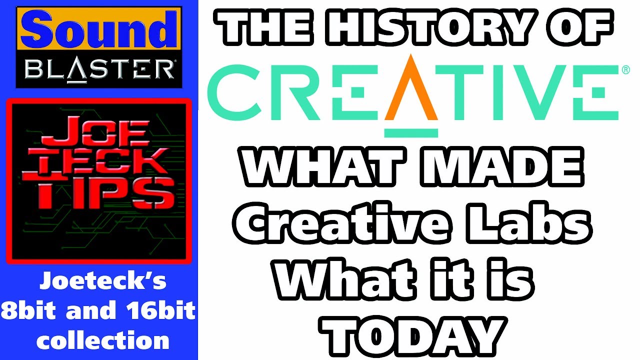 The History of Creative Labs | 8Bit/16bit Sound card collection | JoeteckTips