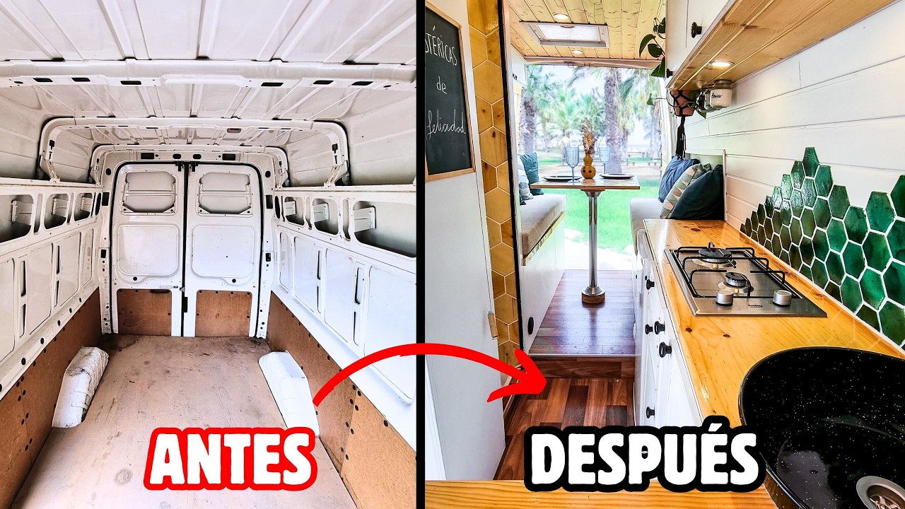 TRANSFORMACIÓN FURGONETA CAMPER de Principio a Fin 🚐 Camperizacion desde cero