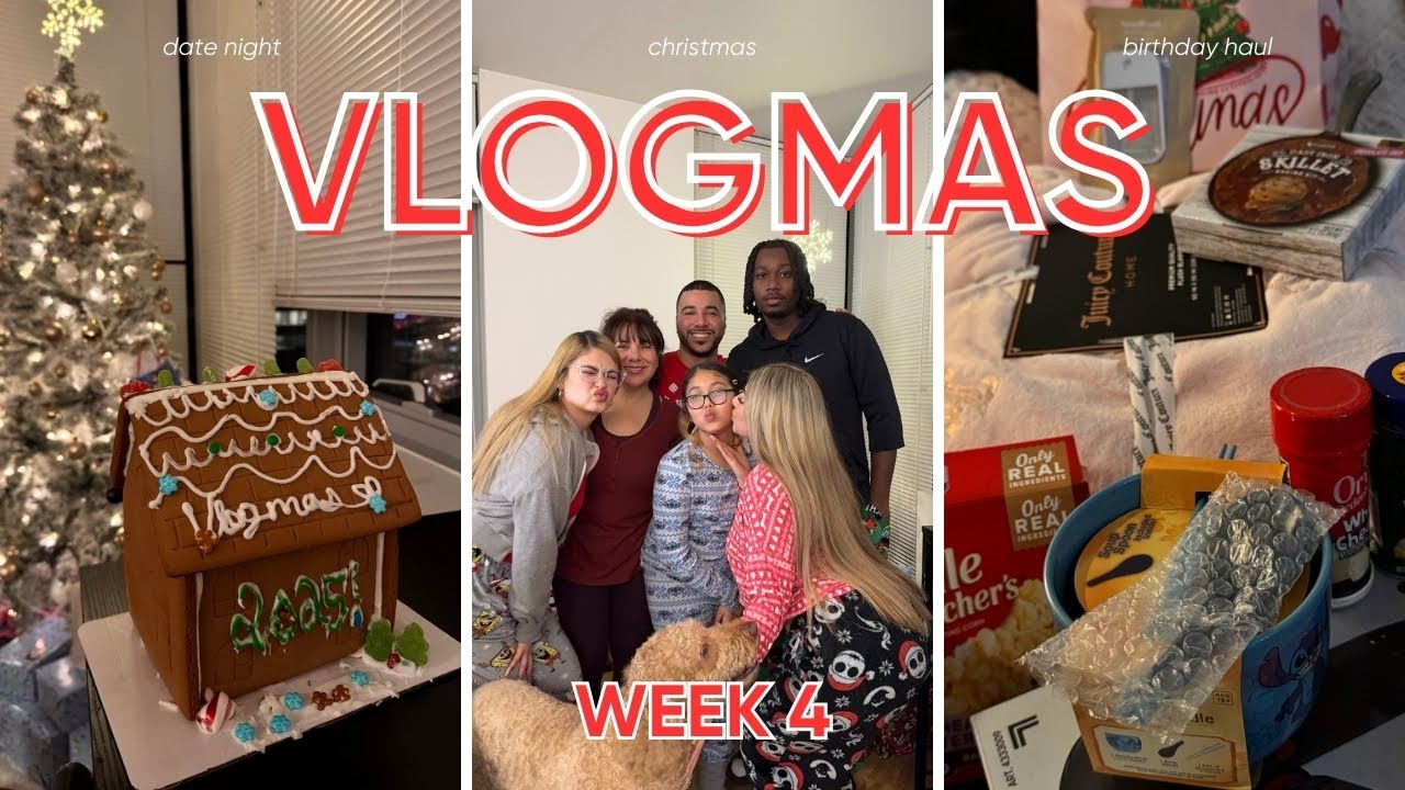 VLOGMAS НЕДЕЛЯ 4 🎄✨ мини-покупки ко дню рождения, канун Рождества + свидание в пряничном домике 🤍🍪