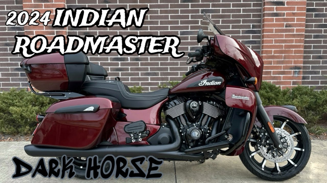 2024 Indian Roadmaster Dark Horse Audio Package!