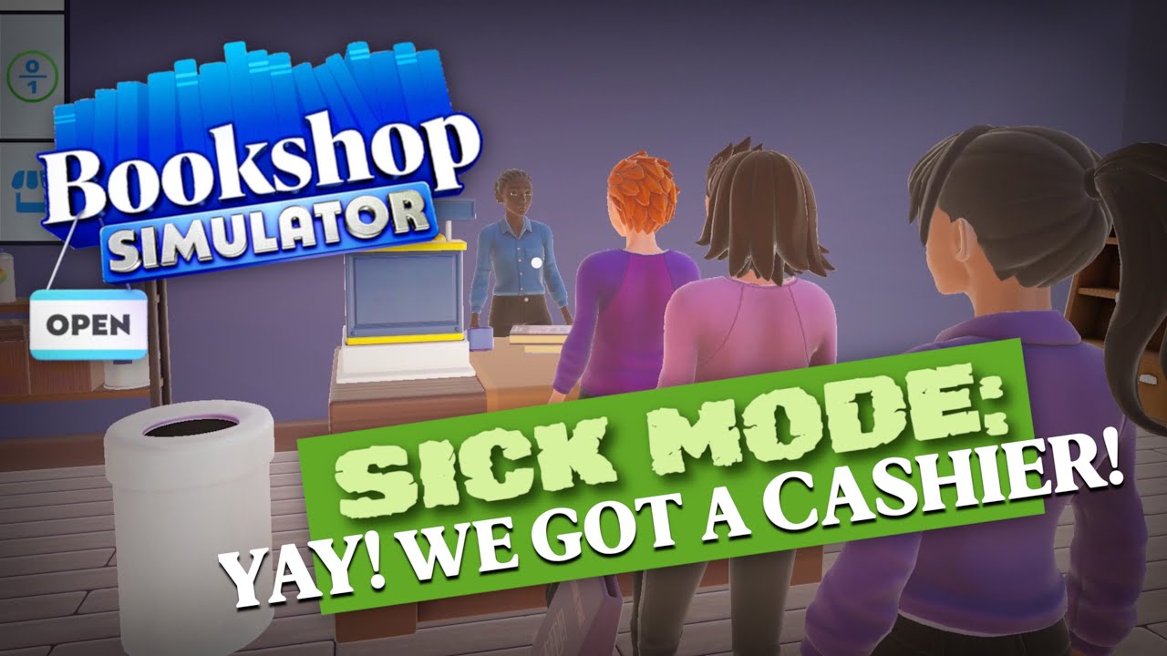 Bookshop Simulator | YAY! We've Finally Got a CASHIER!! | Ep 03