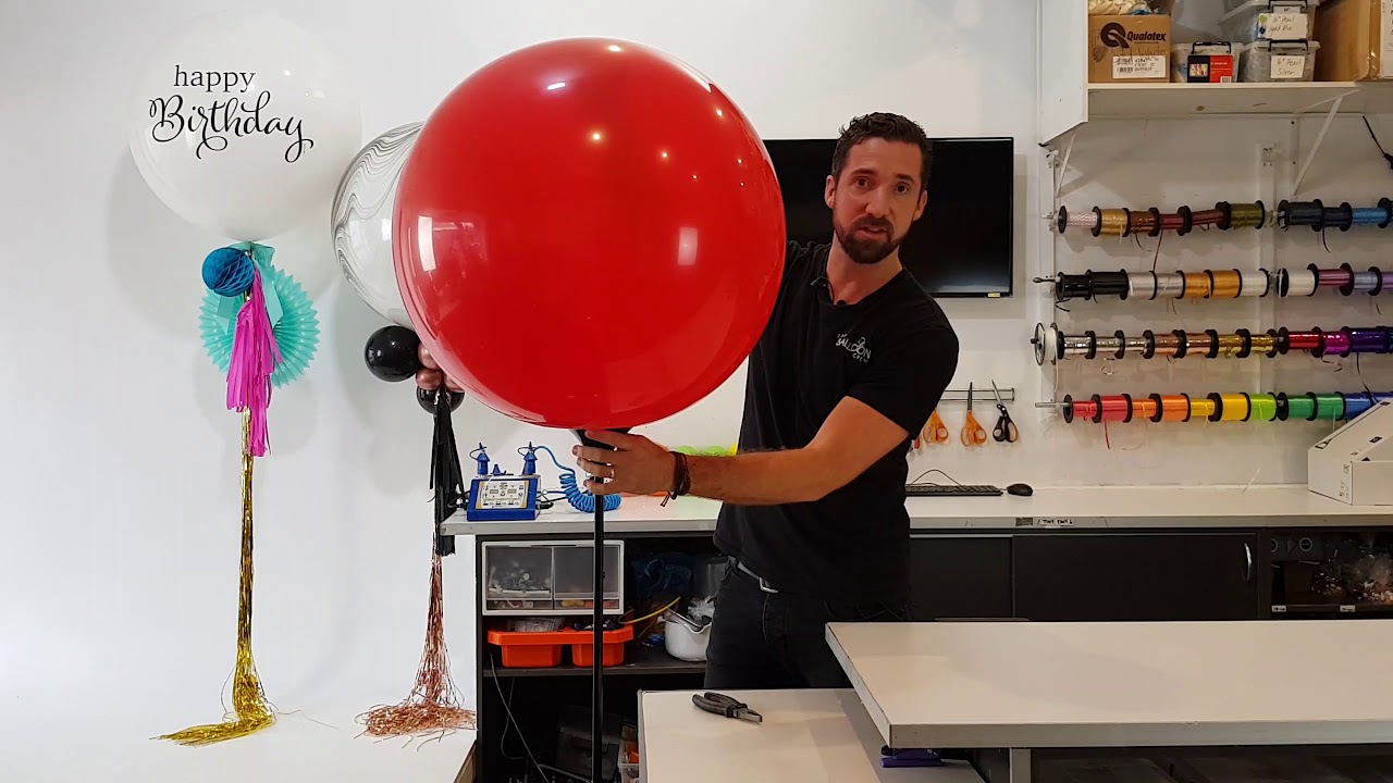Q Corner special. 3ft balloons set from an Ikea Not Lamp