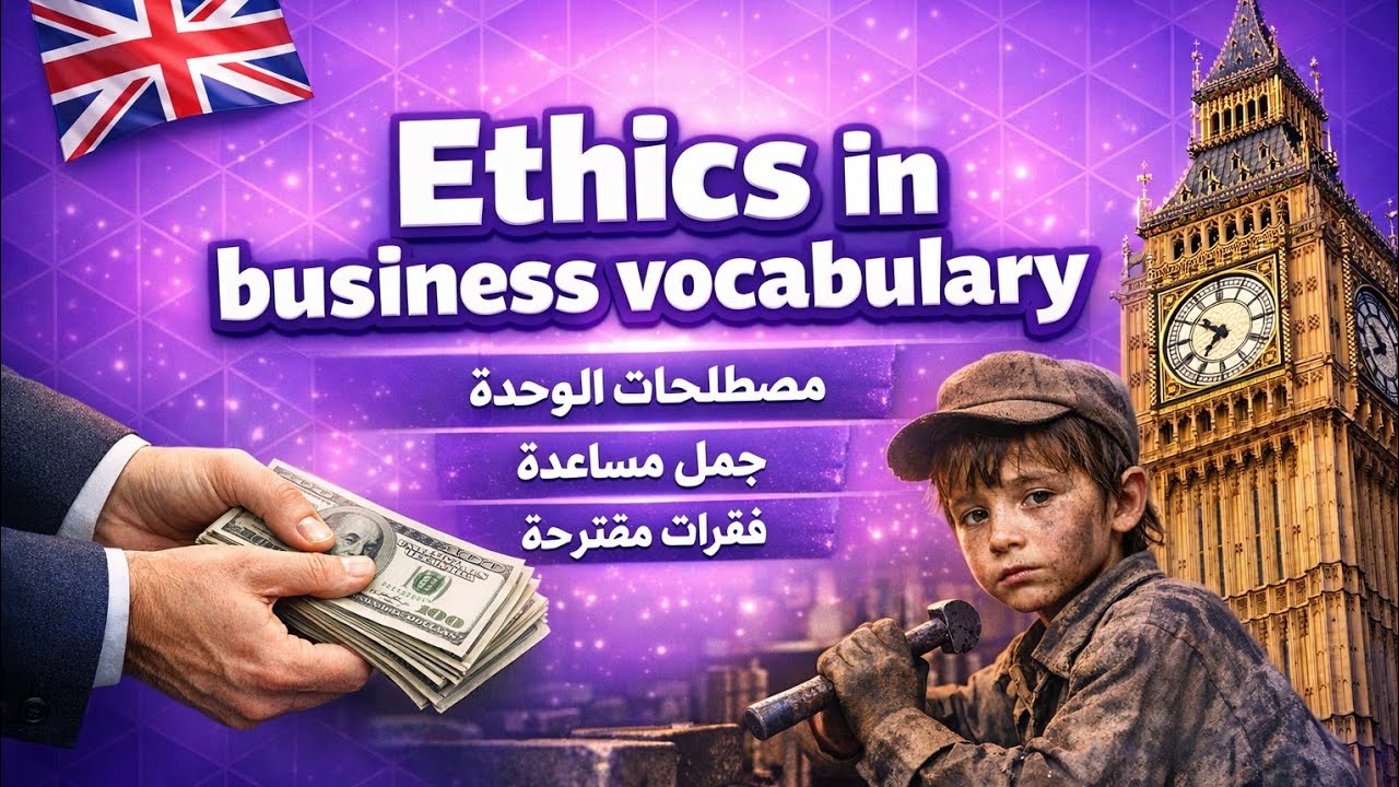 مصطلحات ethics in business +جمل مساعدة لكتابة الفقرات  السنة الثالثة ثانوي 🇩🇿🇬🇧📝
