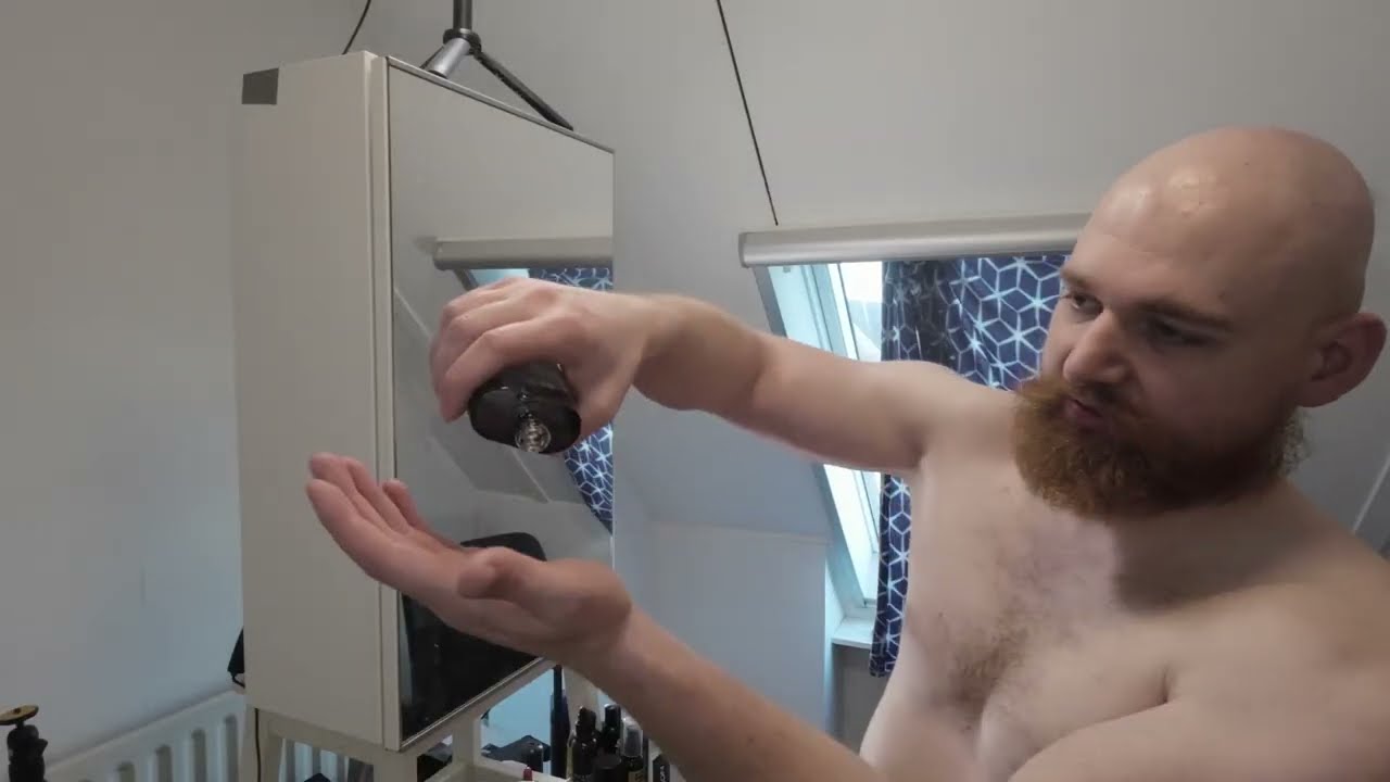 ASMR head shave and beard trim - NR 553