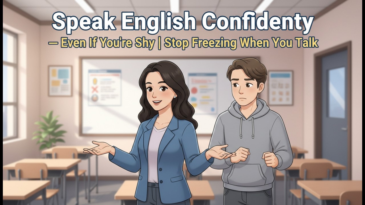 Speak English Confidently — Even If You’re Shy | Stop Freezing When You Talk
