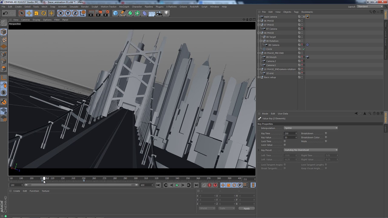 82. Про камеру Cinema 4D: Практика. Сложная траектория (часть 2)
