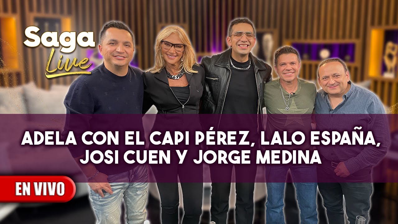 Se armó la fiesta EN VIVO con el Capi Pérez a Lalo España Jorge Medina y Josi Cuen | Saga Live