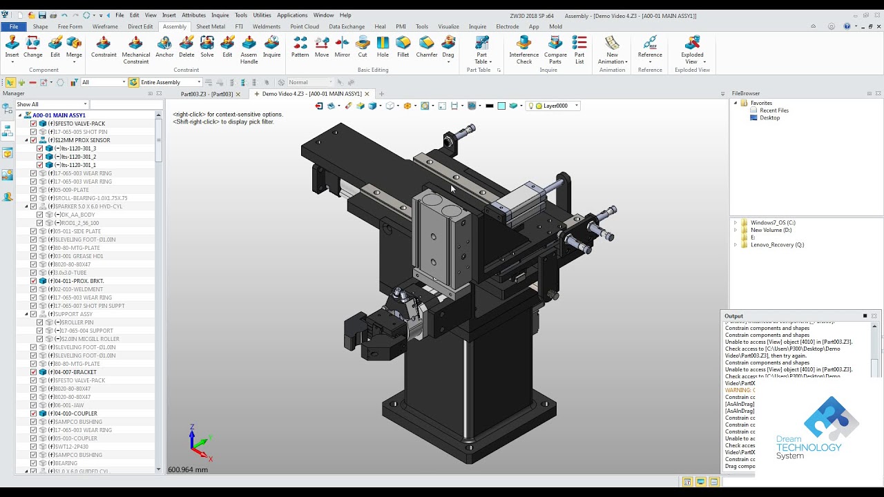 ZW3D - Demonstration