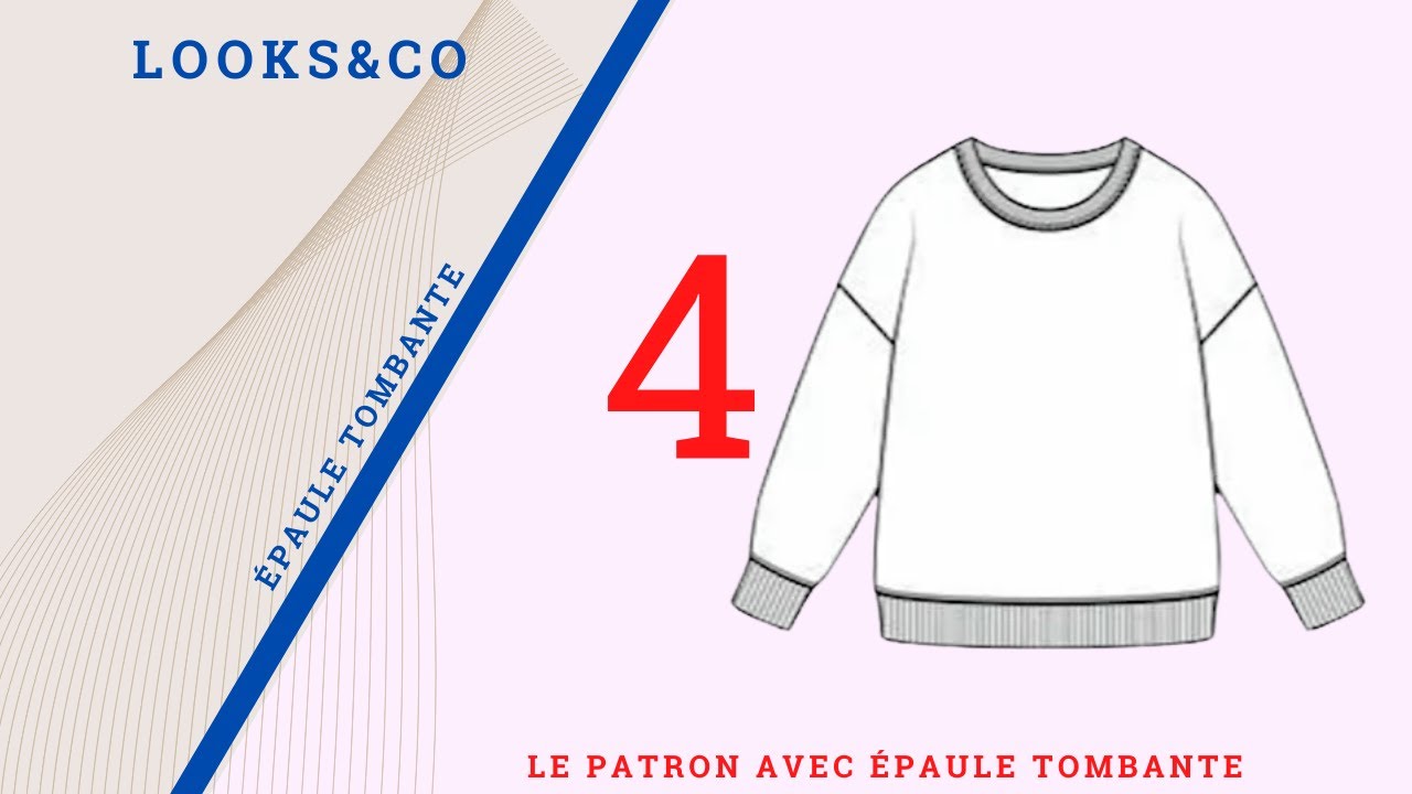 Patron avec épaule tombante