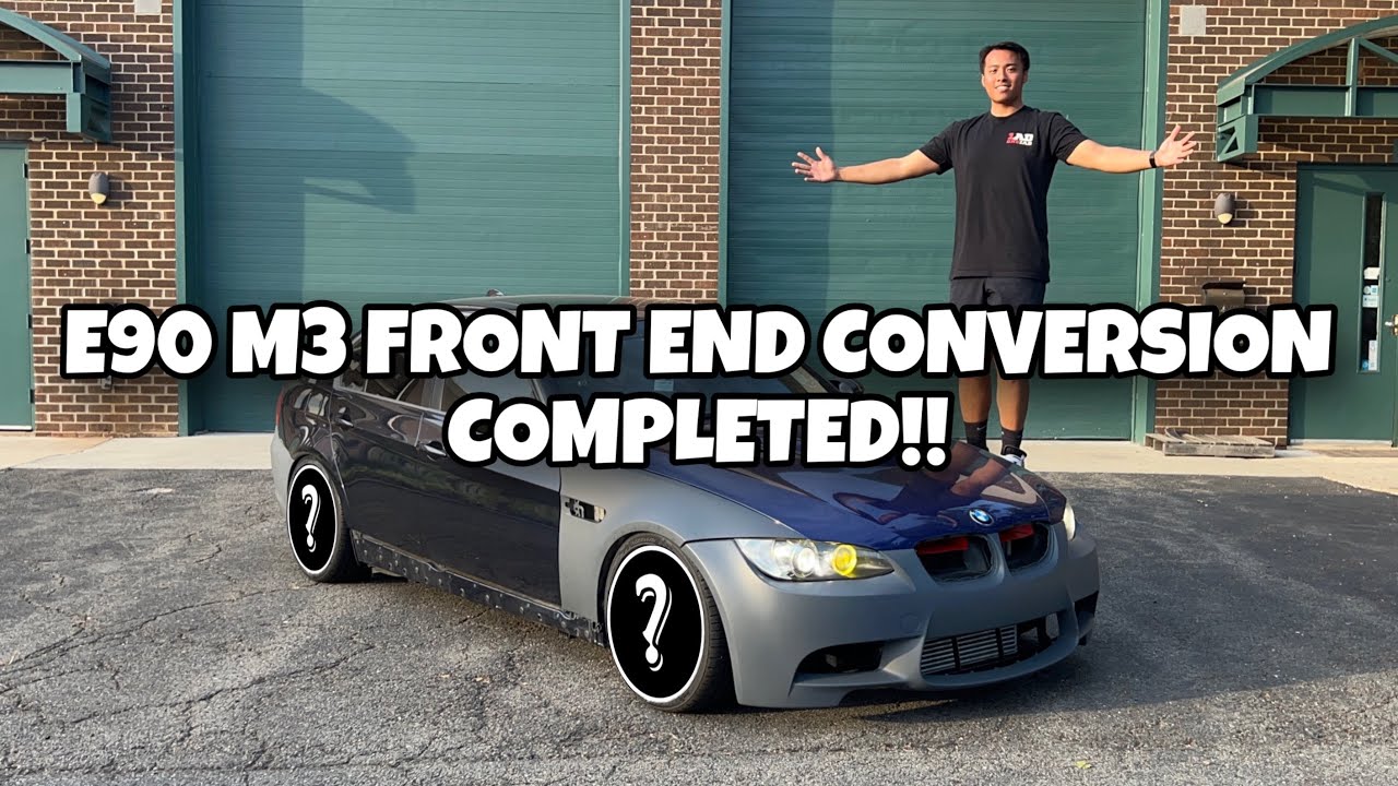 BMW E90 335i Gets M3 Front End Conversion (Part 3)