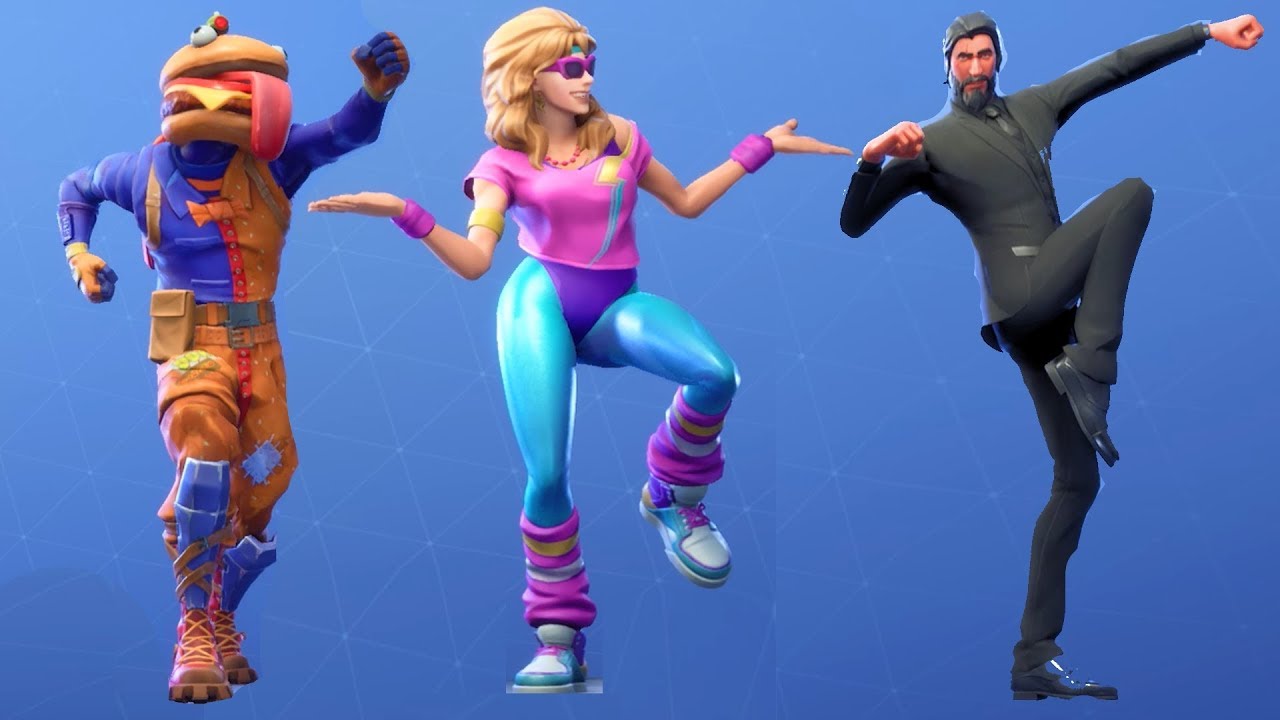 Fortnite All Dances Season 1-5 Updated to Work it Out