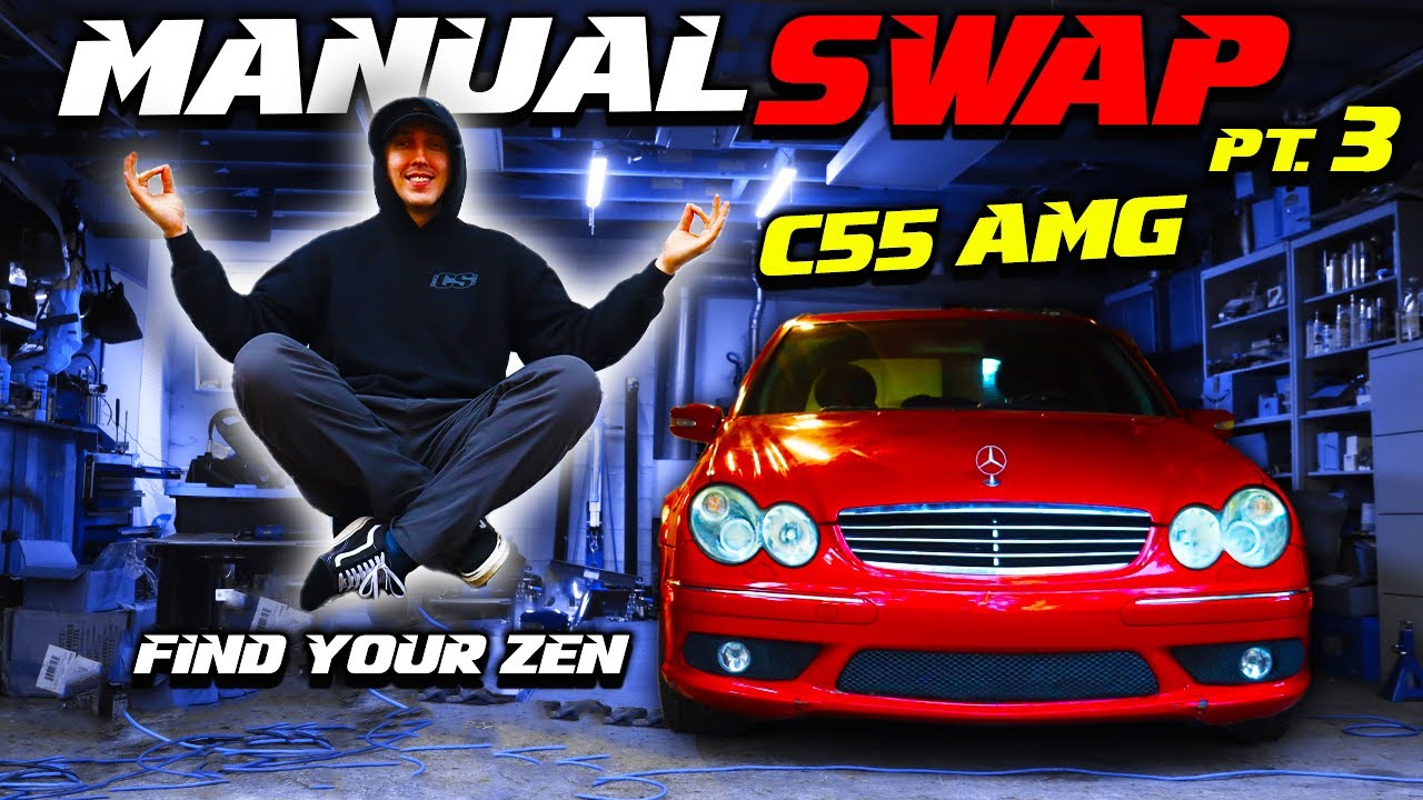 Mars Red C55 AMG Manual Swap - PART THREE - Gearbox Install and FIRST DRIVE!