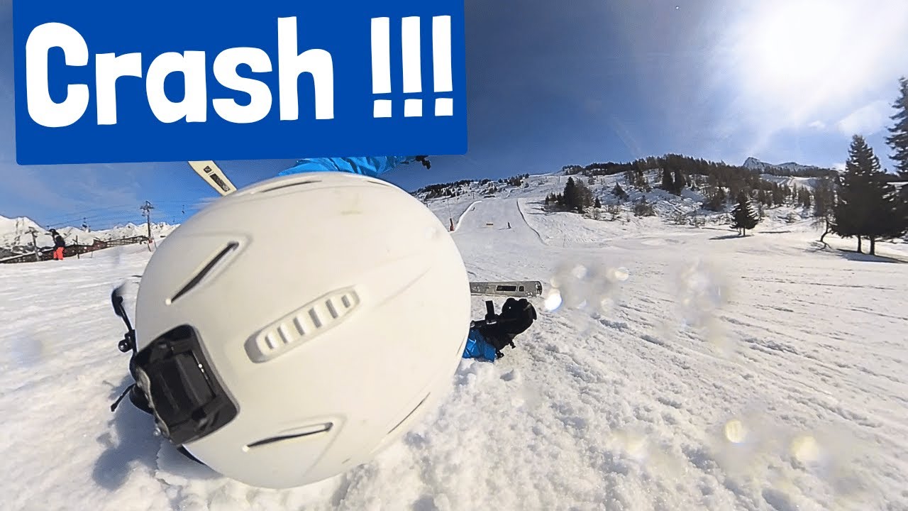 CRASH !!!  We CRASH on the ski slopes as Our Campervan Ski Trip Adventure continues !!!