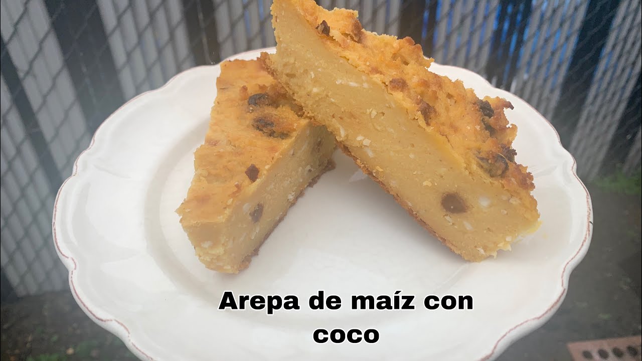 Arepa de maíz con coco paso a paso|Arepa Dominicana