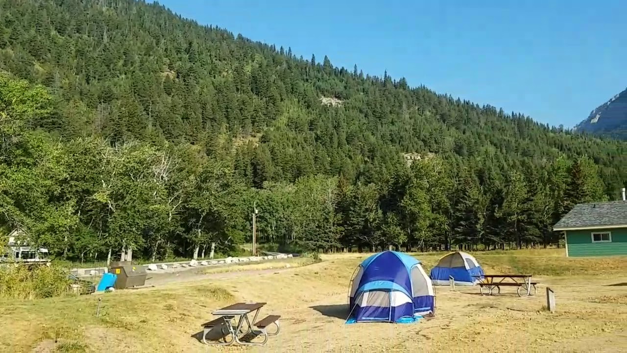 Camping Ground: Waterton Lakes National Park, Alberta,  Canada