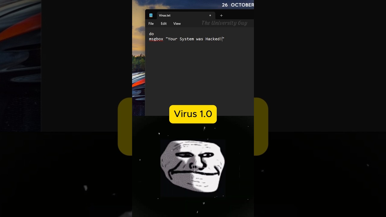 I Made a Virus #shorts