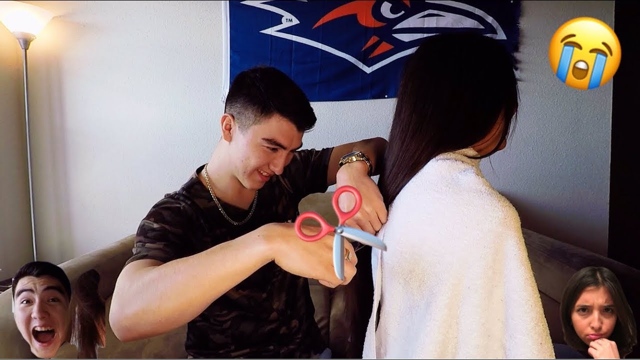 I CUT MY GIRLFRIENDS HAIR!!!