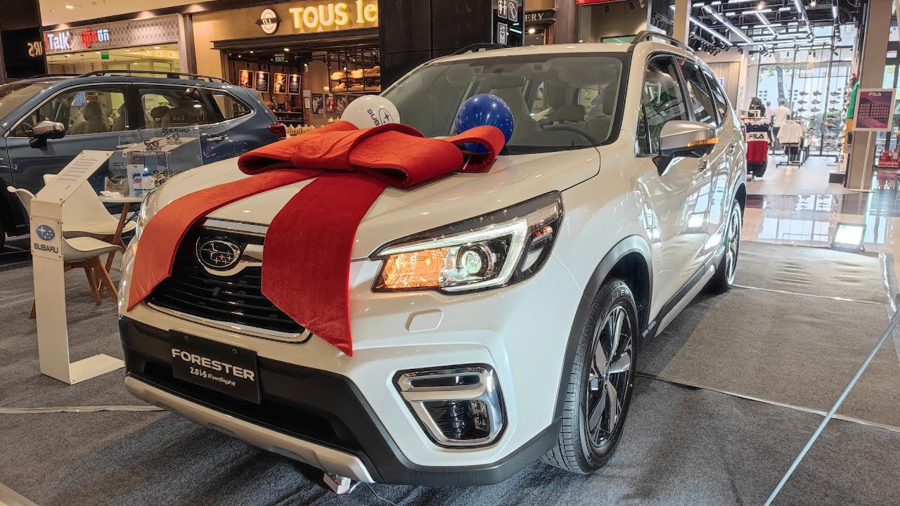 2022 Subaru Forester 2.0i-S Eyesight AWD  White Color - SUV | Interior and Exterior