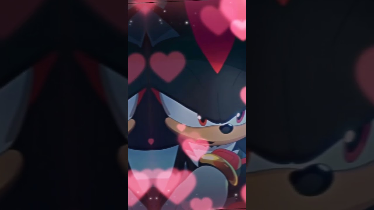 Shadow y María cantando señorita #edit #mariarobotnik #shadowthehedgehog #shadaria 💛❤️