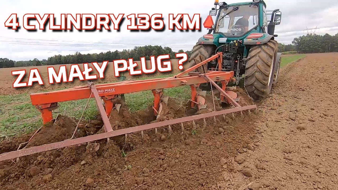 Miałem ciągnik Pronar i pług 5 skibowy Kupiłem nowy traktor Arbos 5130 od Korbanek
