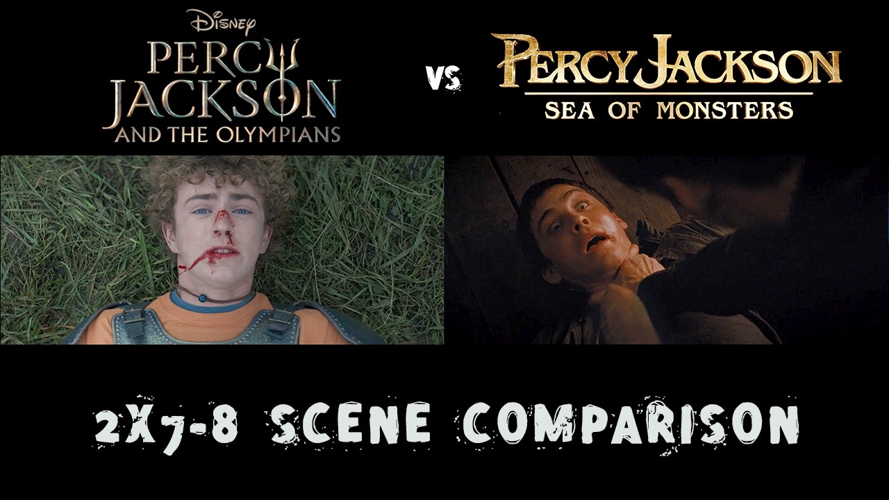 Percy Jackson and the Olympians Scene COMPARISON | S2E7-8 vs Movie