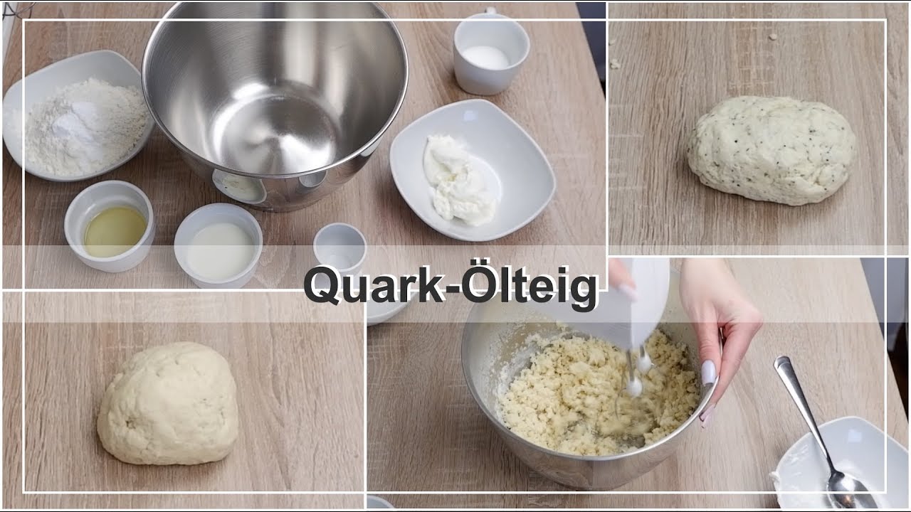 Grundrezept Quark-Ölteig | Süß & Herzhaft | einfach zubereitet | SinahsBackwahn