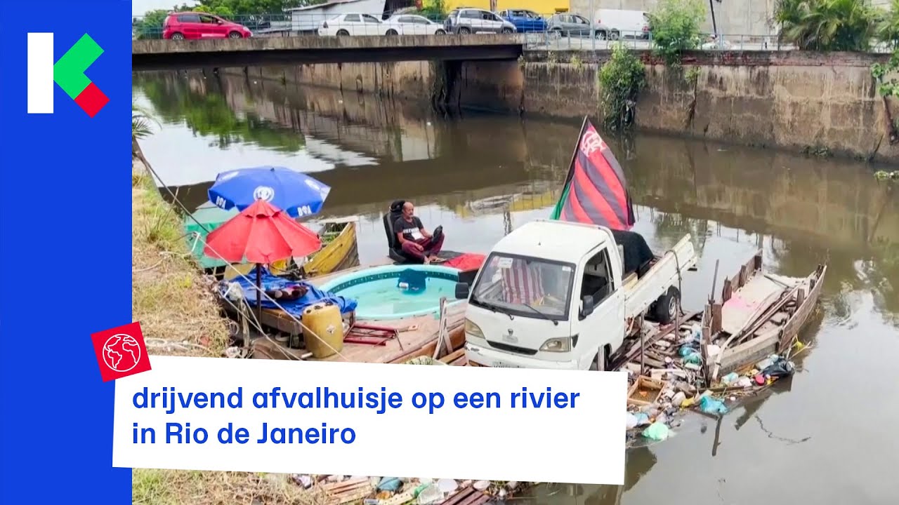 het huis van Luiz uit Brazilië is volledig gemaakt van afval