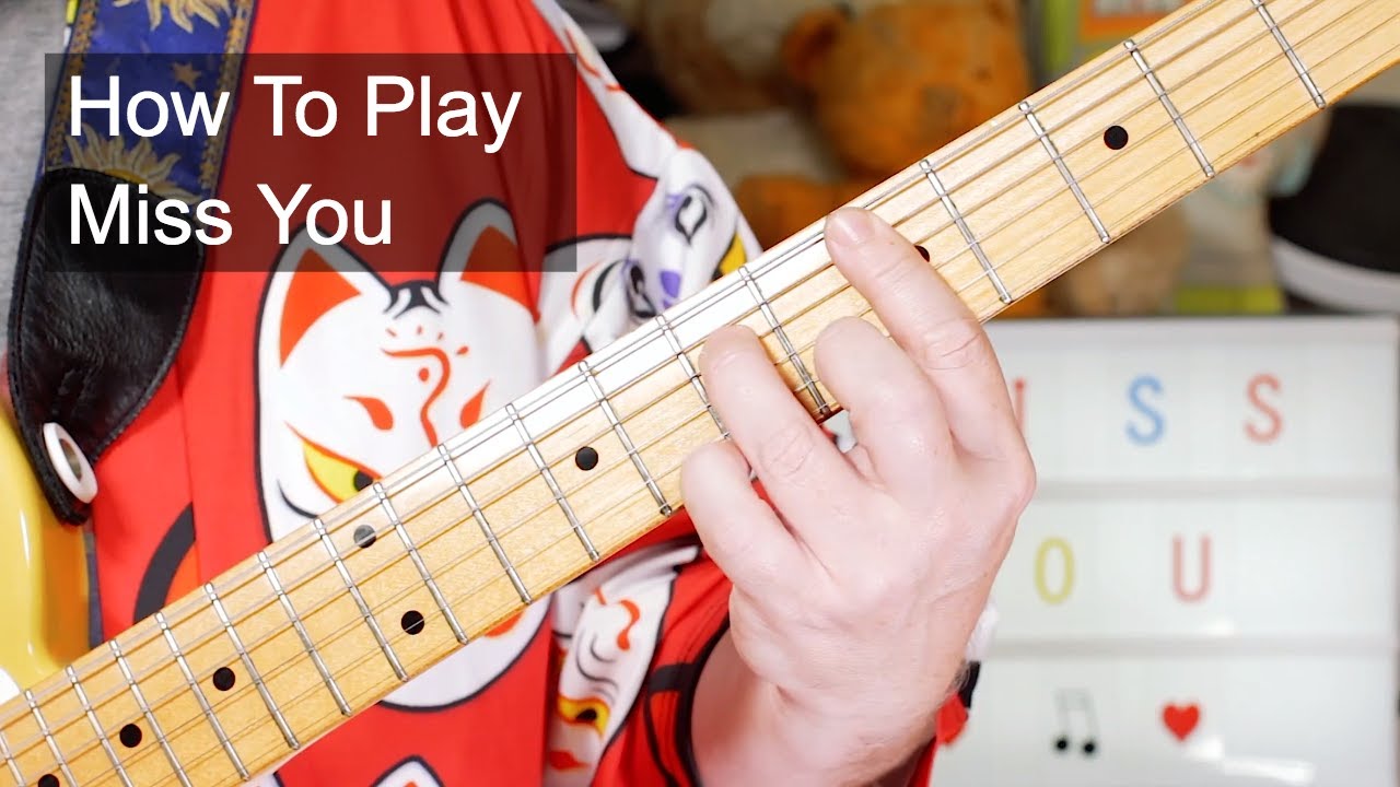 'Miss You' The Rolling Stones Guitar & Bass Lesson