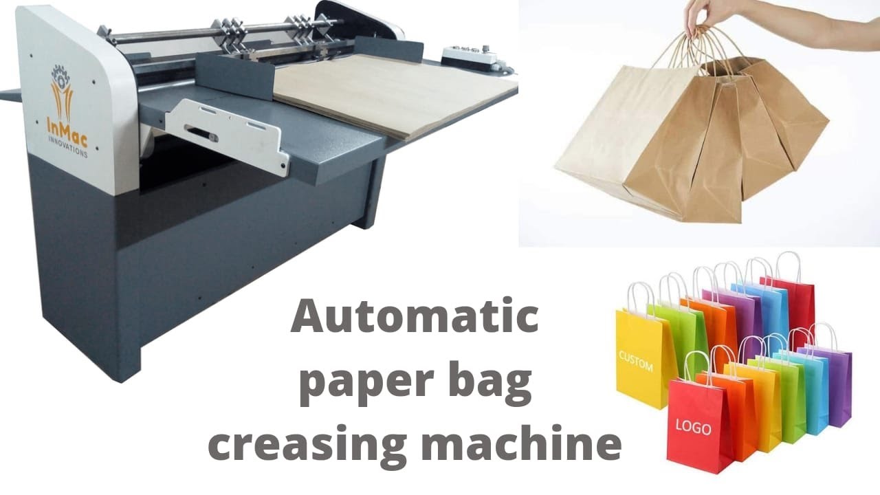 Paper Bag Automatic Creasing Machine - 5500 Sheets per hour - Inmac Innovations