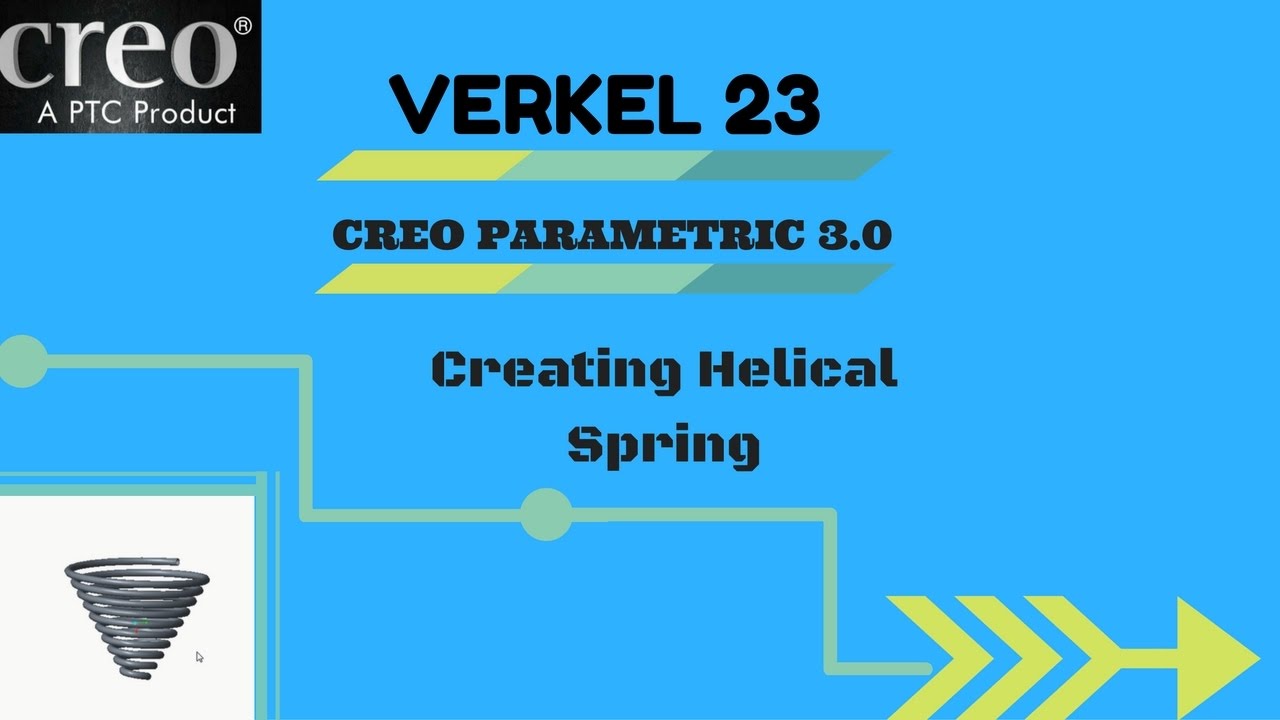 # Tutorial 6:- Creating Helical Sweep In Creo Parametric 3.0