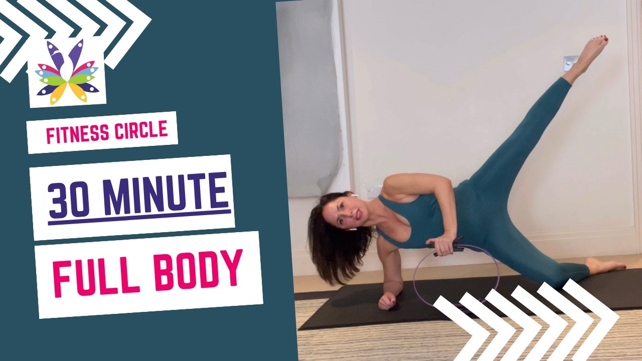 30 Minute Full Body Pilates with Magic Circle | Intermediate Pilates Workout
