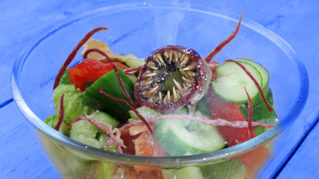 How to make a salad from possessed vegetables