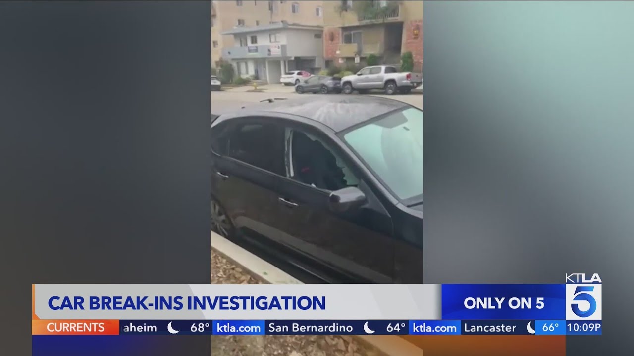 Smash-and-grab car burglaries on the Westside