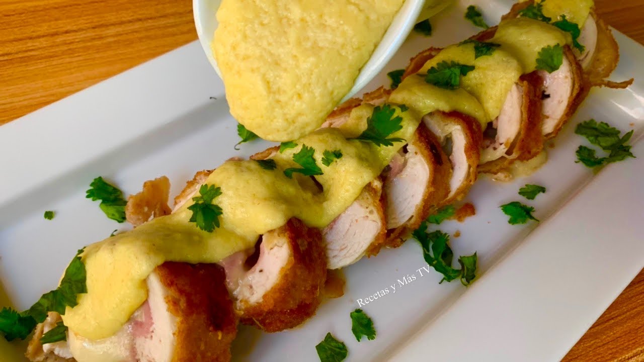 Pollo Cordon Bleu Rico, Facil y Rapido