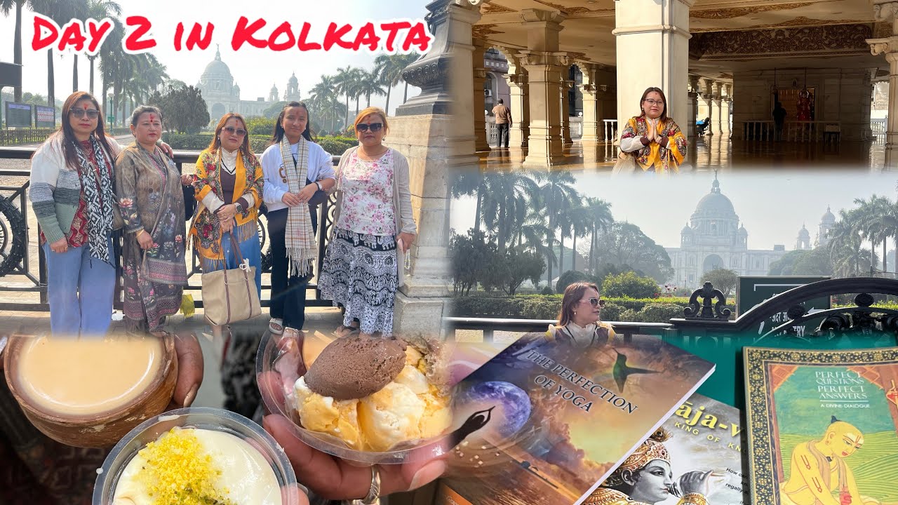 Day 2 in Kolkata || Laxminarayan Temple 🛕 || Victoria Memorial || Howrah || 