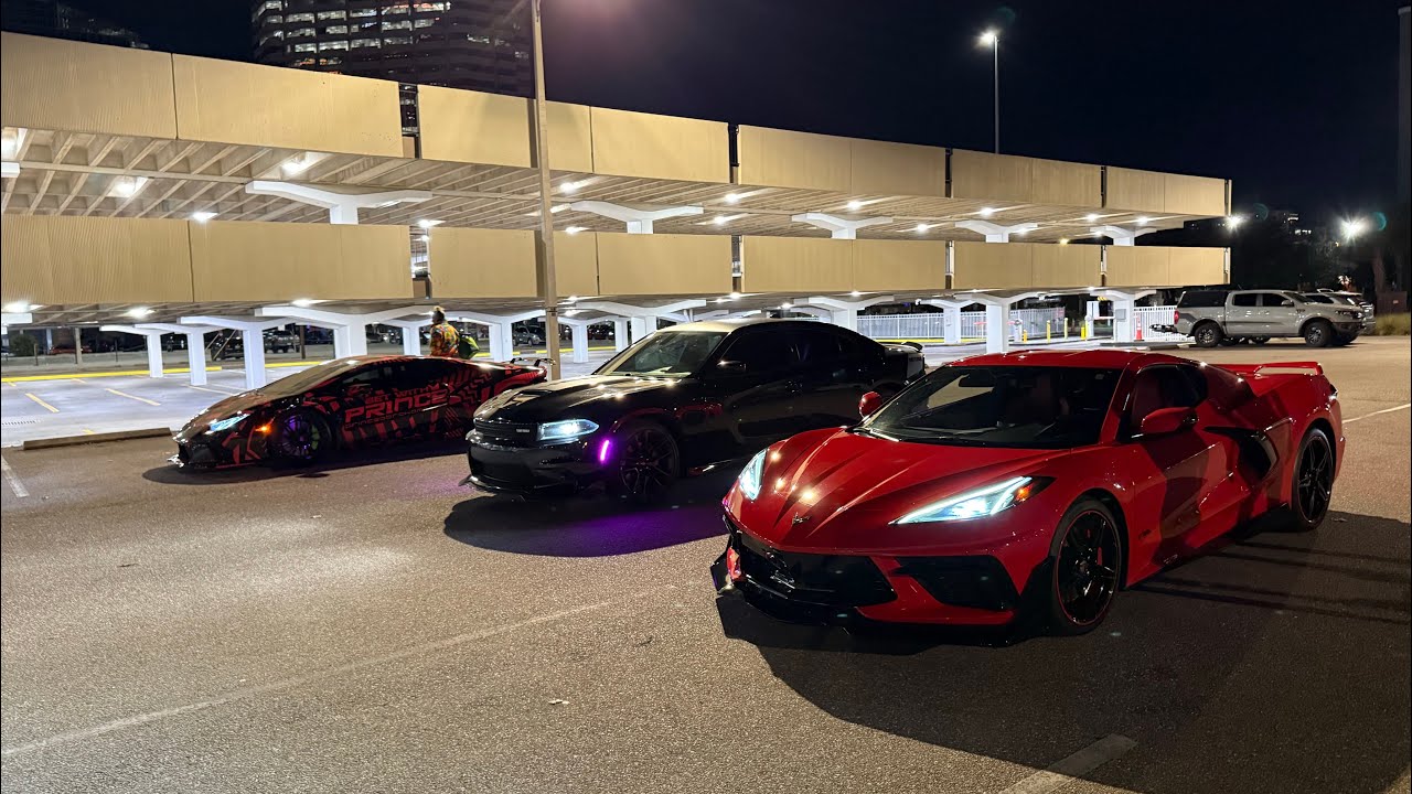 Changing R1 tire x Car meet