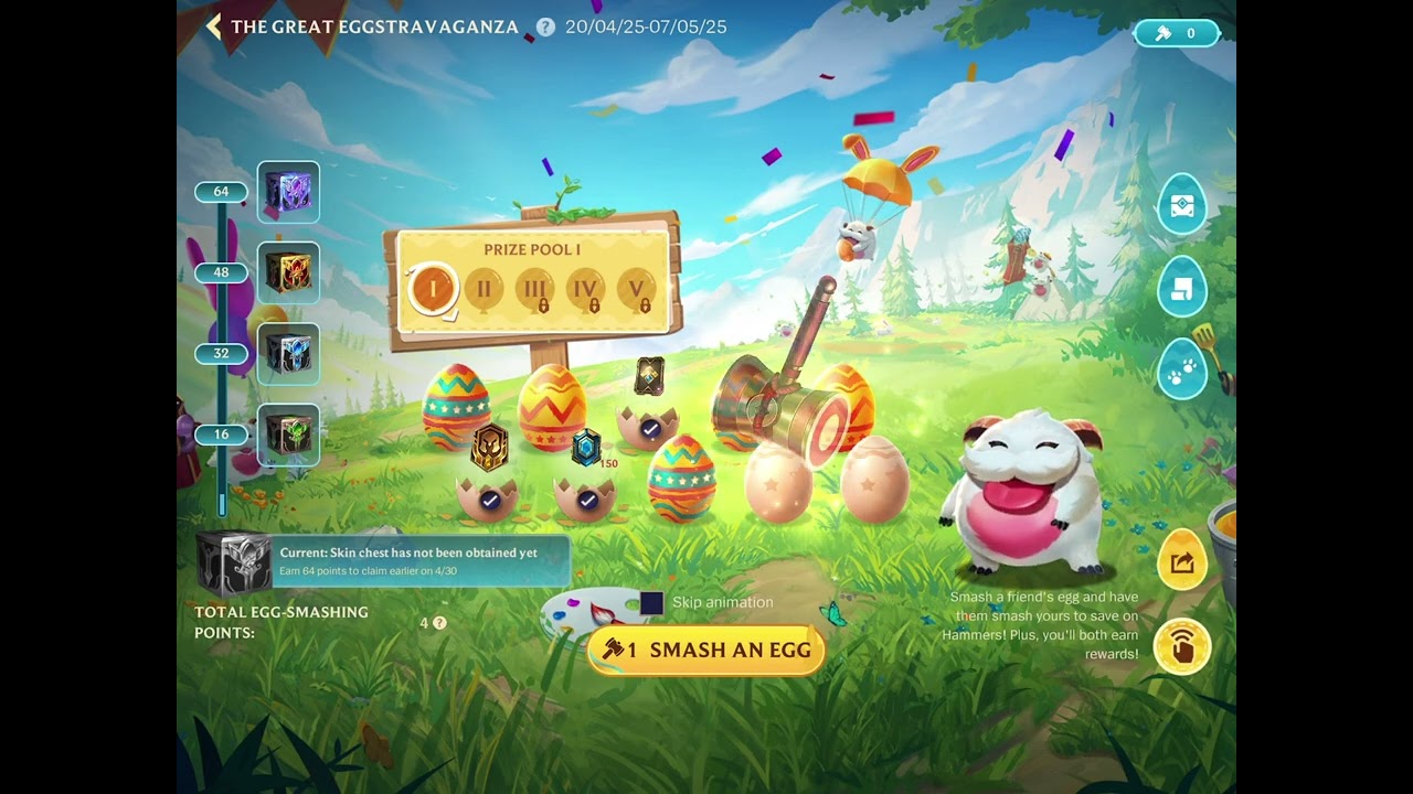 Wild Rift : The Great Eggstravaganza (Prize pool ID : Server Asia/Australia)