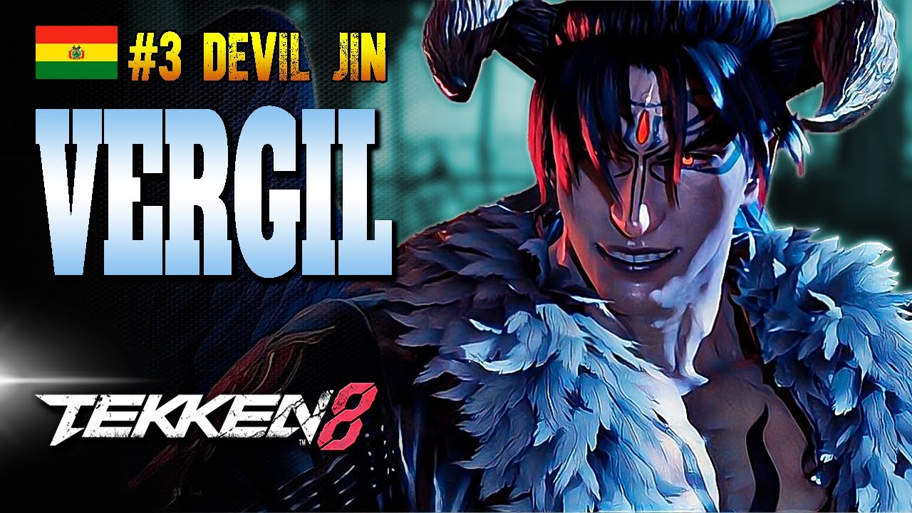 VERGIL (Devil Jin) ➤ Pro Player - Top Player - Rank #3 - Tekken 8 - God - Ranked Match