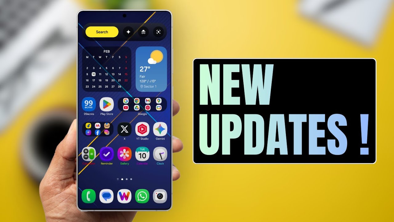 New Updates arrive on Millions of Galaxy Phones for Samsung Apps 