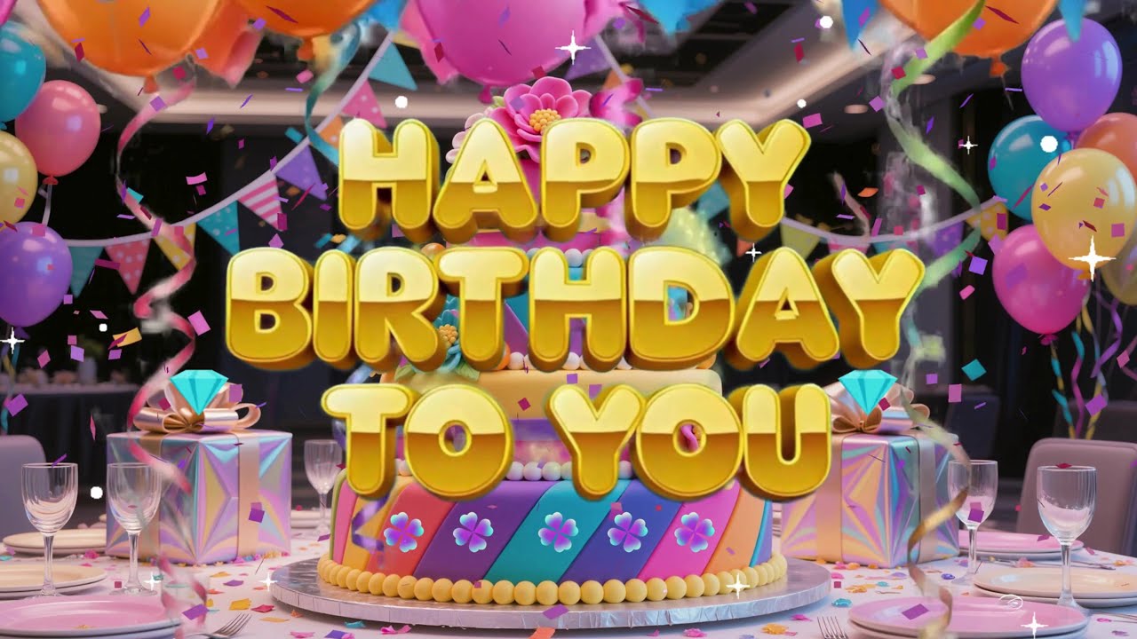 🎂Happy Birthday Celebration Song 🎉The Most Popular Birthday Song🔥