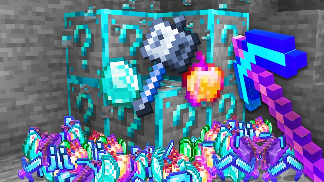 Minecraft, but Ores Drop Random Loot...