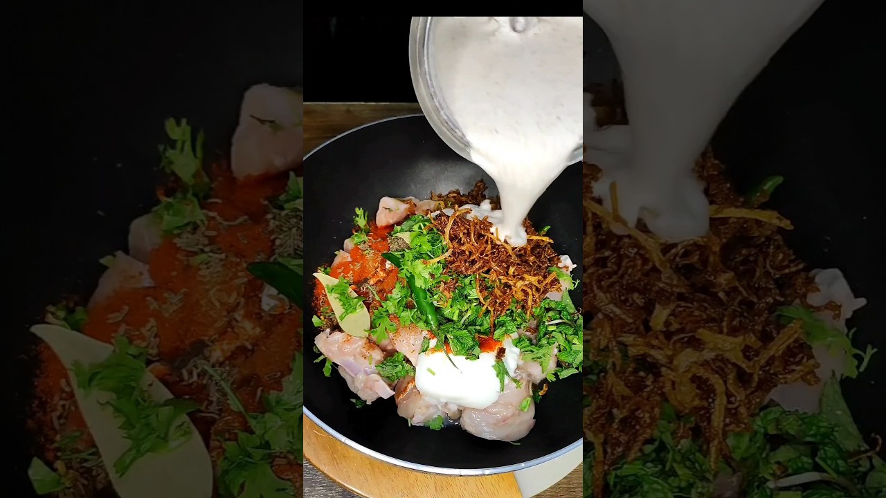 Hyderabadi Nizami chicken ASMR cooking#shorts#asmr#recipe#food#dumkachicken