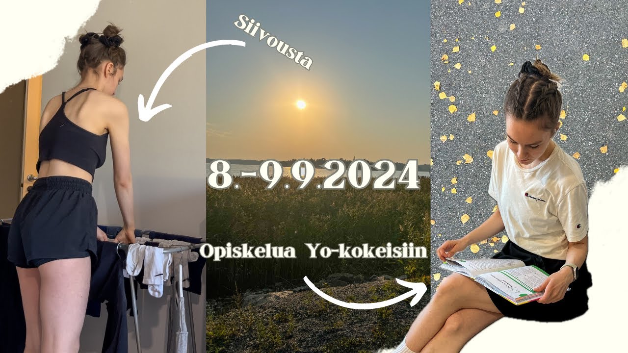 Tutustutaan, opiskellaan ja siivotaan🧹🧡| VLOGI